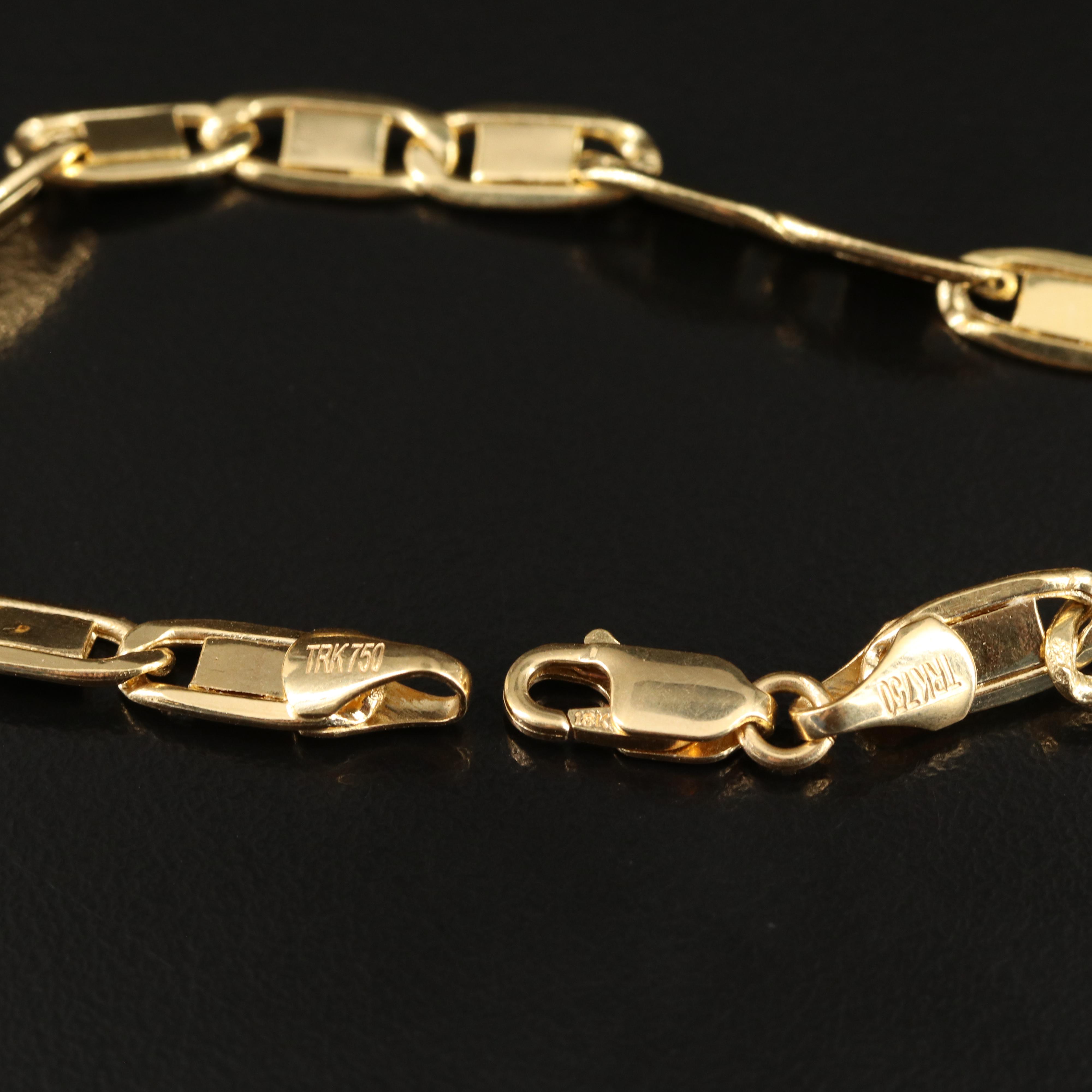 18K Mariner Chain Bracelet EBTH