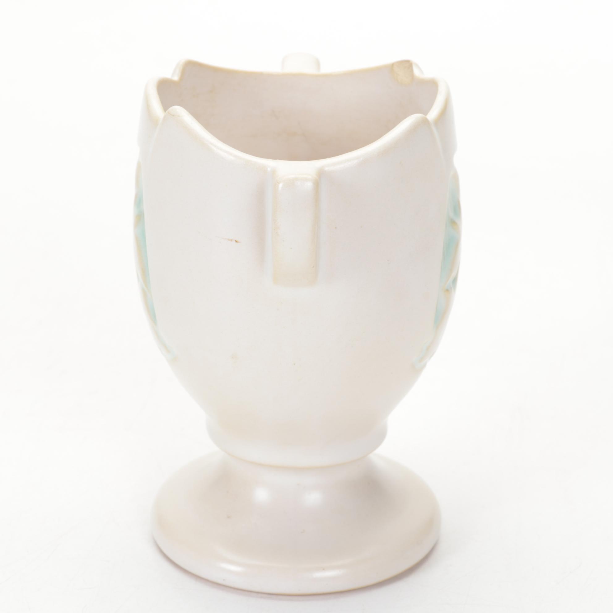 Roseville Silhouette Vase with Larry Allen Art Pottery Vase EBTH