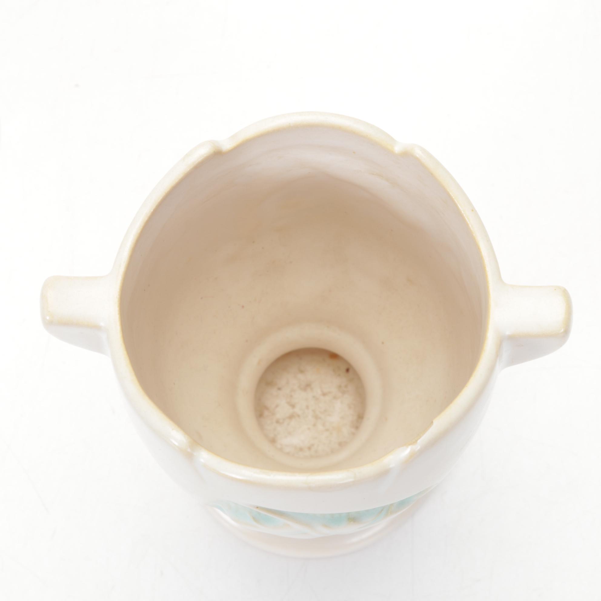 Roseville Silhouette Vase with Larry Allen Art Pottery Vase EBTH