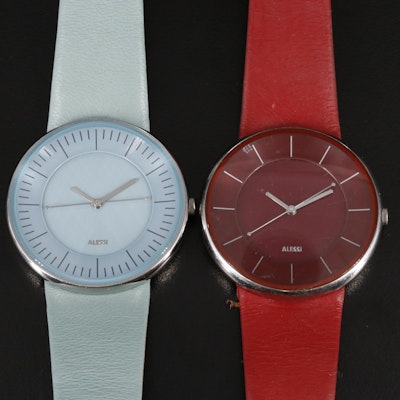 Alessi Stainless Steel Quartz Fashion Wristwatches