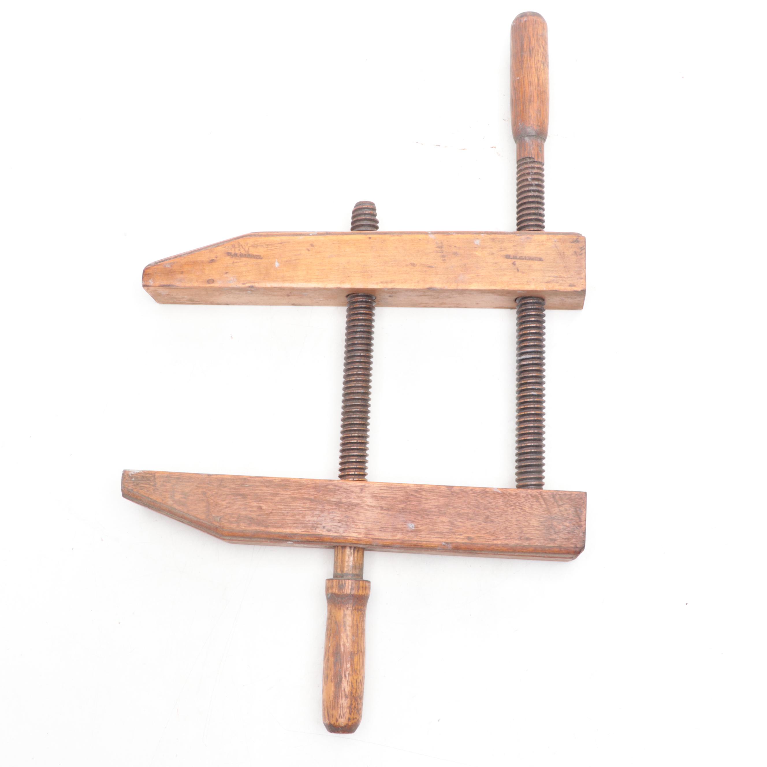 Handscrew Carpenter's Wood Clamps, Early to Mid20th Century EBTH