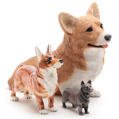 Sandicast, Goebel and Other Corgi Dog Figurines