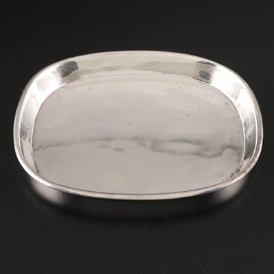 William Spratling Mexican Sterling Silver Oval Tray, 1960s