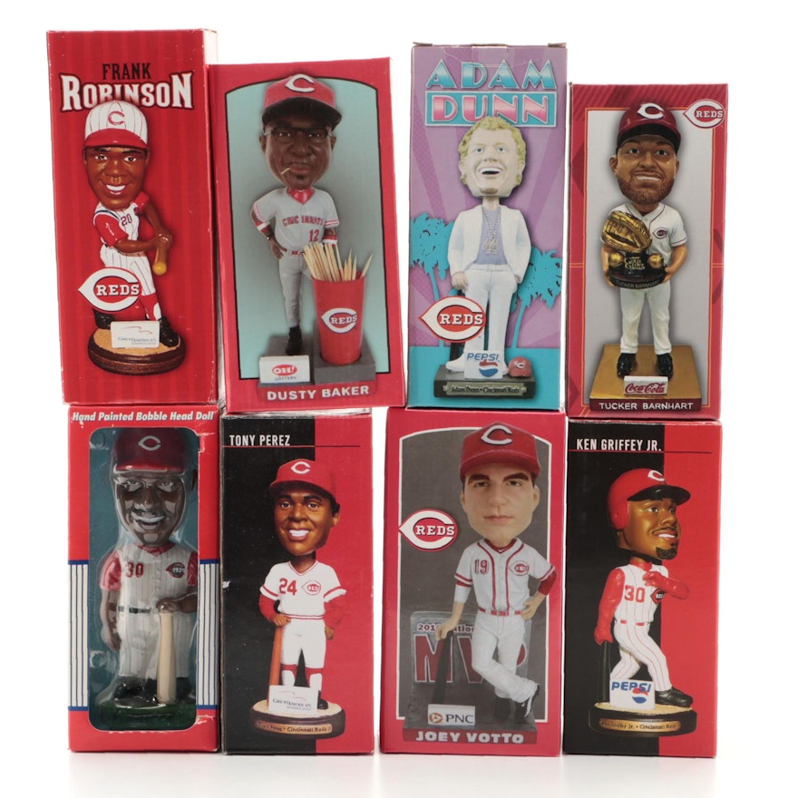 Cincinnati Reds Bobbleheads with Ken Griffey Jr, Joey Votto and More