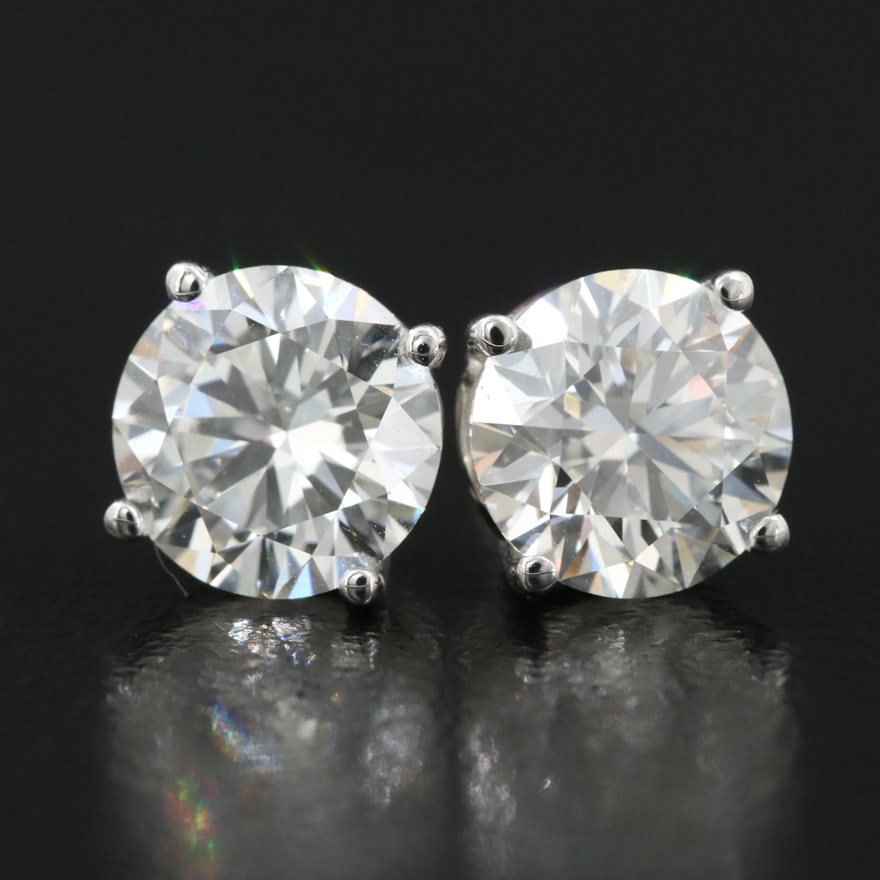 14K 2.35 CTW Lab Grown Diamond Stud Earrings