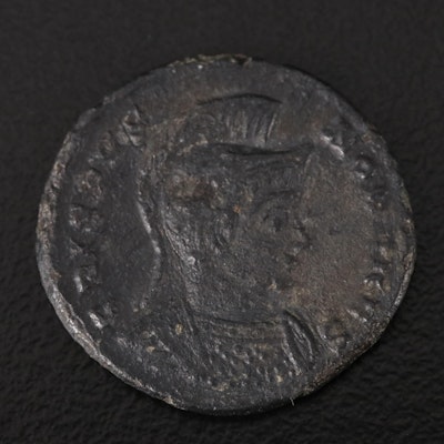 Ancient Roman Imperial AE3 Coin of Crispus, ca. 316 AD