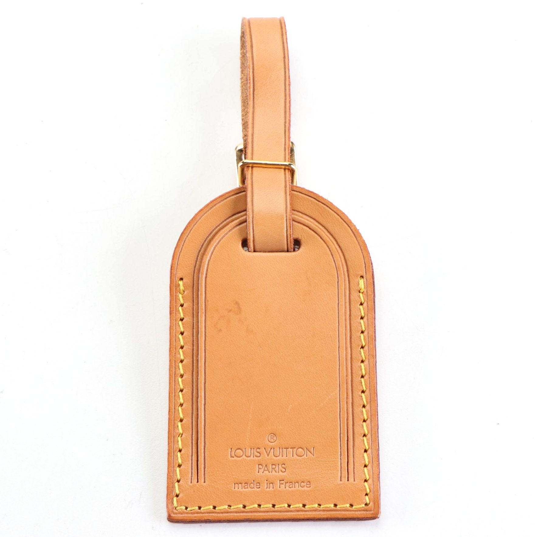 Louis Vuitton Luggage Tag in Vachetta Leather EBTH