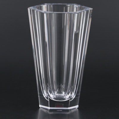 Moser "Purity" Cut Crystal Vase