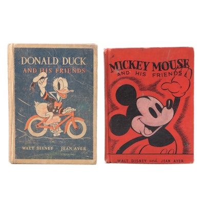 First Edition "Mickey Mouse and His Friends" and "Donald Duck and His Friends"