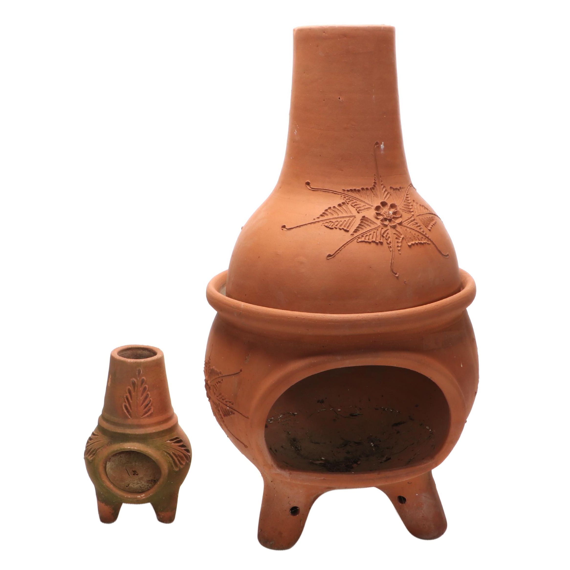 Terracotta Chiminea Patio Fire Pits EBTH