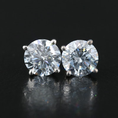 14K 1.32 CTW Lab Grown Diamond Stud Earrings