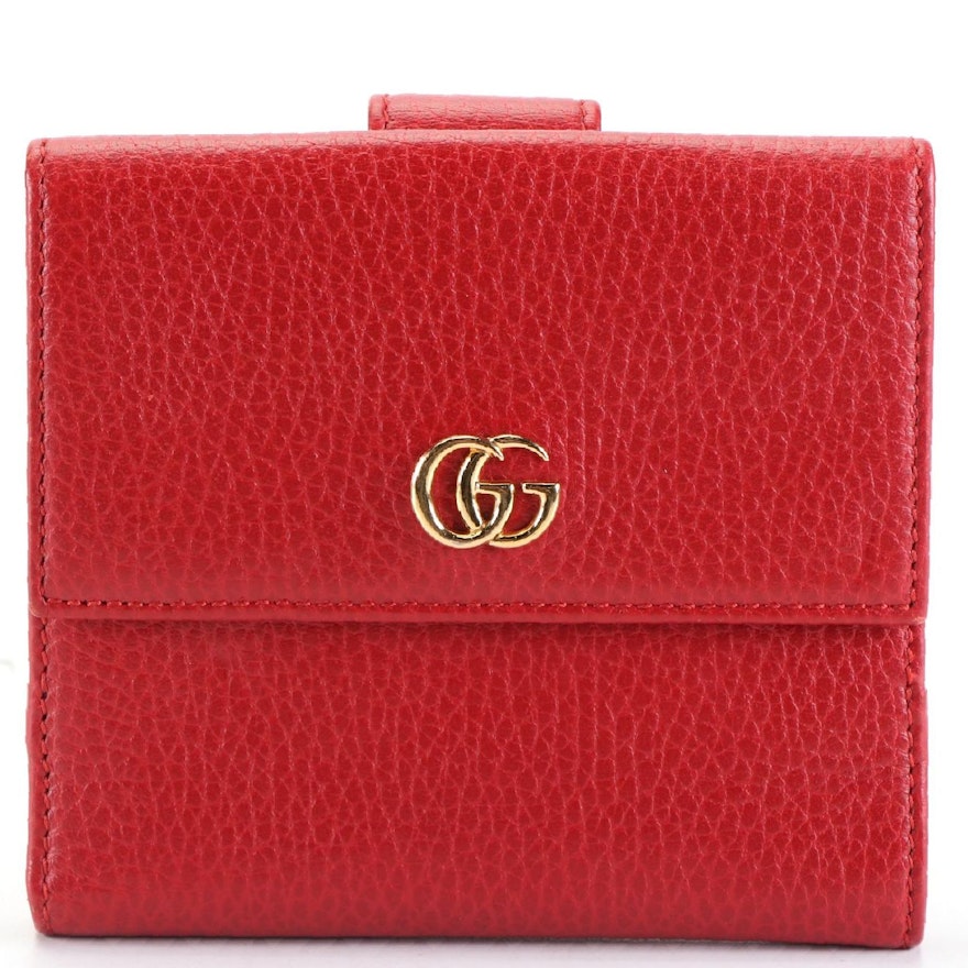 Gucci GG Compact Wallet in Grain Leather