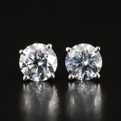 14K 1.33 CTW Lab Grown Diamond Stud Earrings