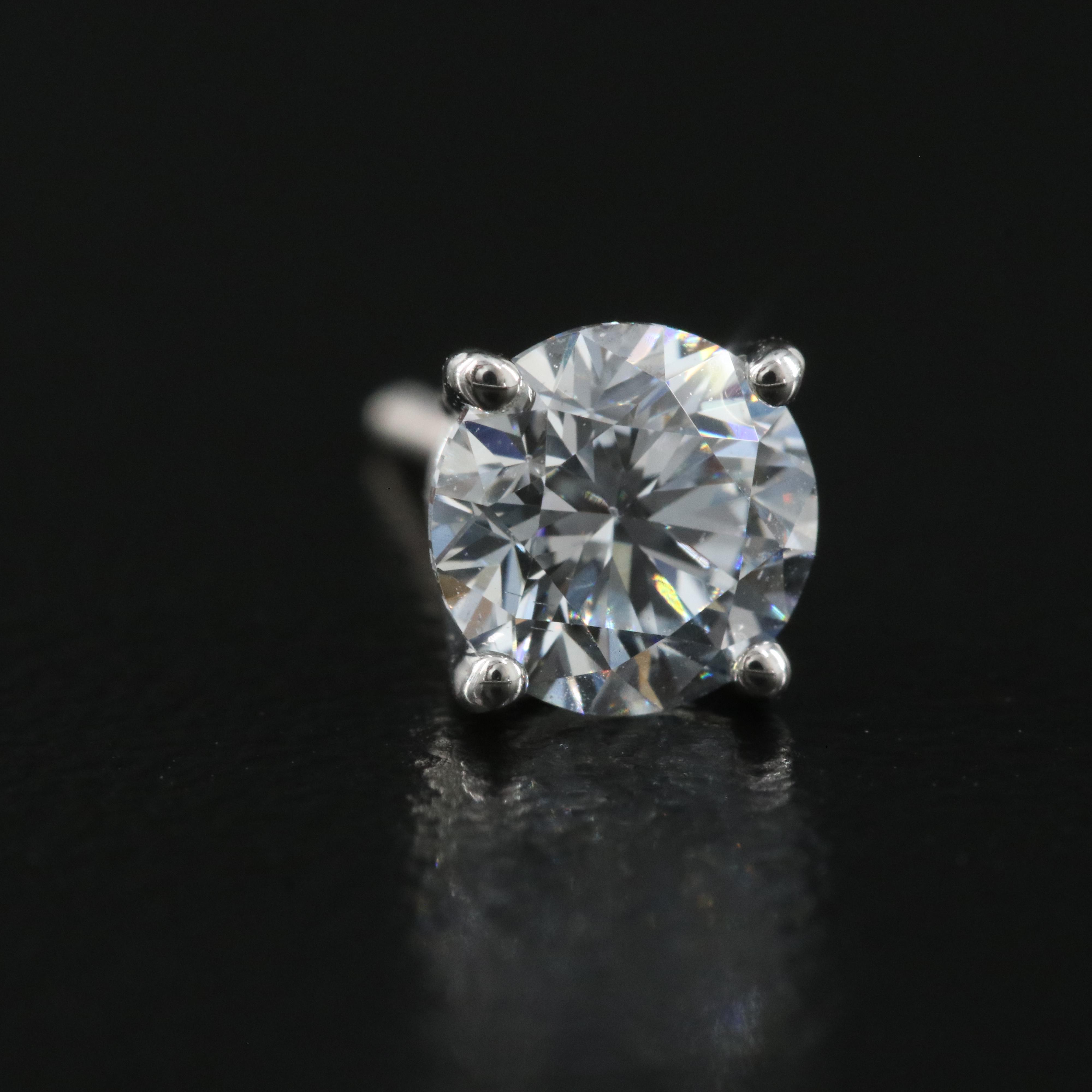 14K 1.06 CTW Lab Grown Diamond Stud Earrings EBTH