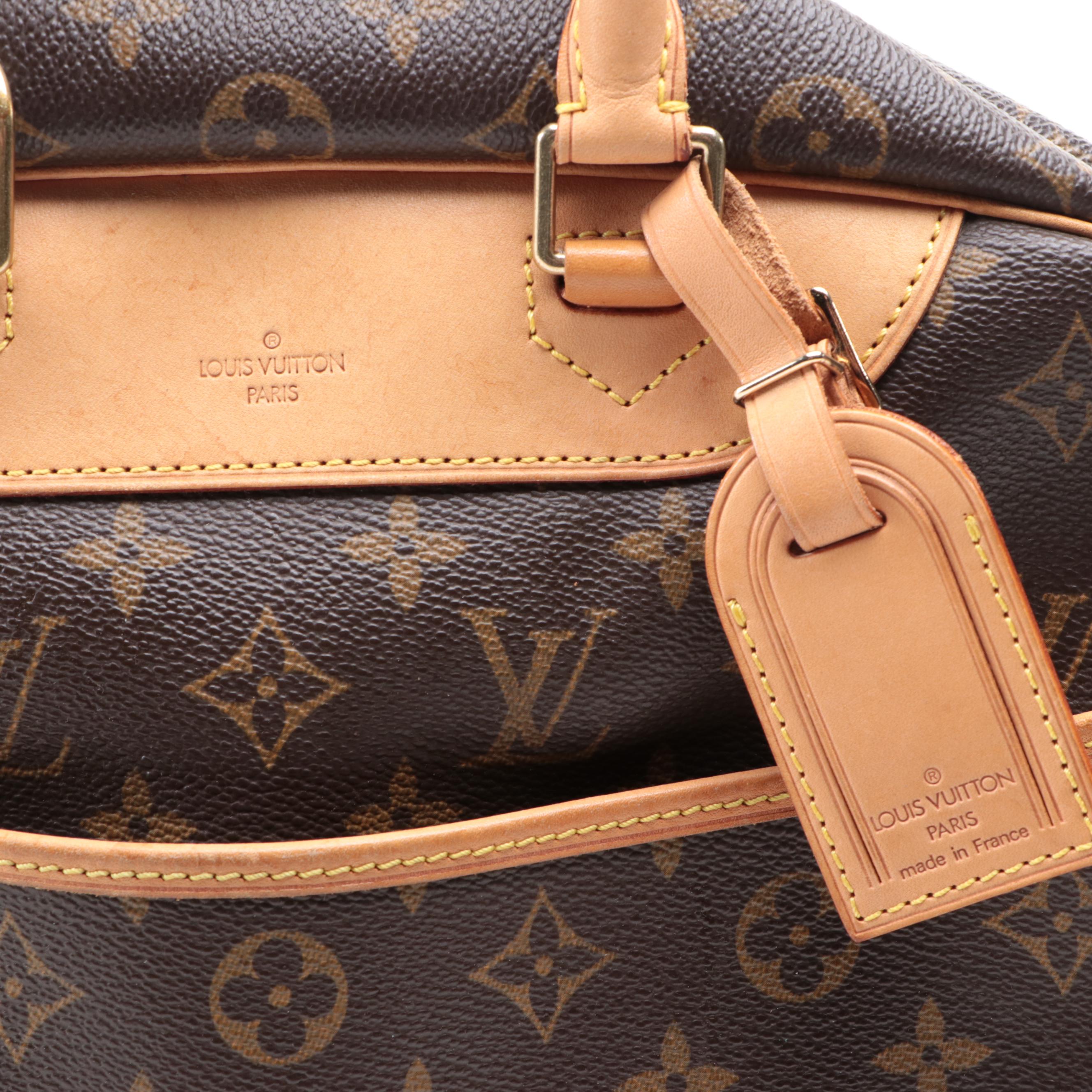 Louis Vuitton Deauville Travel Bag in Monogram Canvas and Vachetta