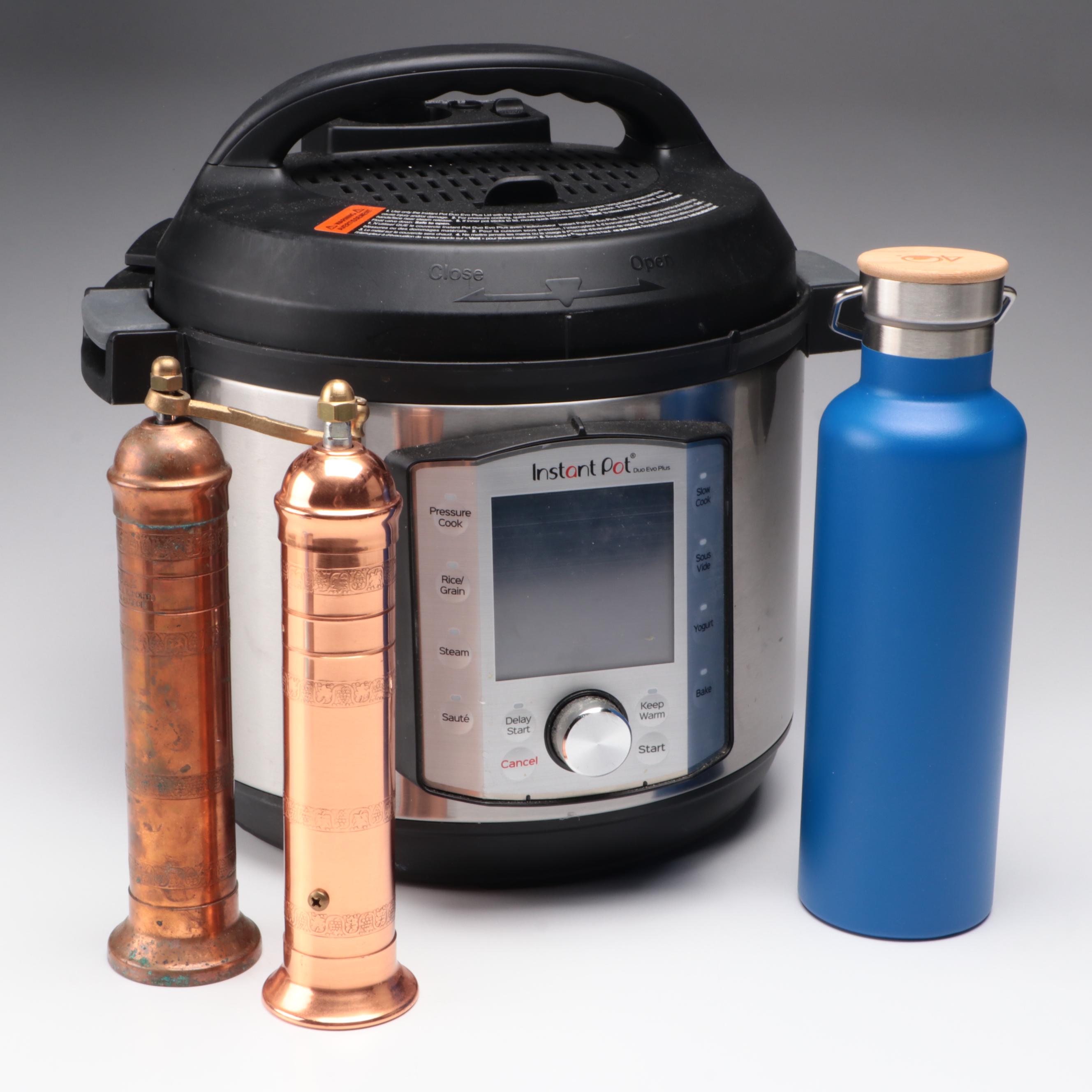 Instant Pot Duo Evo Plus 6 Pressure Cooker with Salt and Pepper Mills