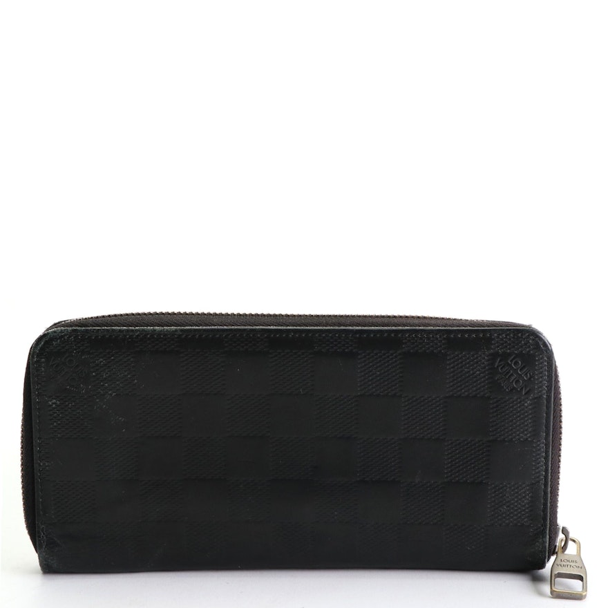 Louis Vuitton Zippy Vertical Wallet in Damier Infini Leather