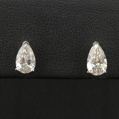 14K 2.06 CTW Lab Grown Diamond Stud Earrings