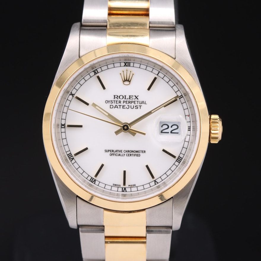 2000 - 2001 Rolex Oyster Perpetual Datejust Wristwatch