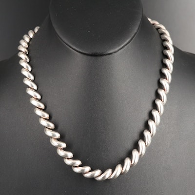 Italian Sterling San Marco Necklace