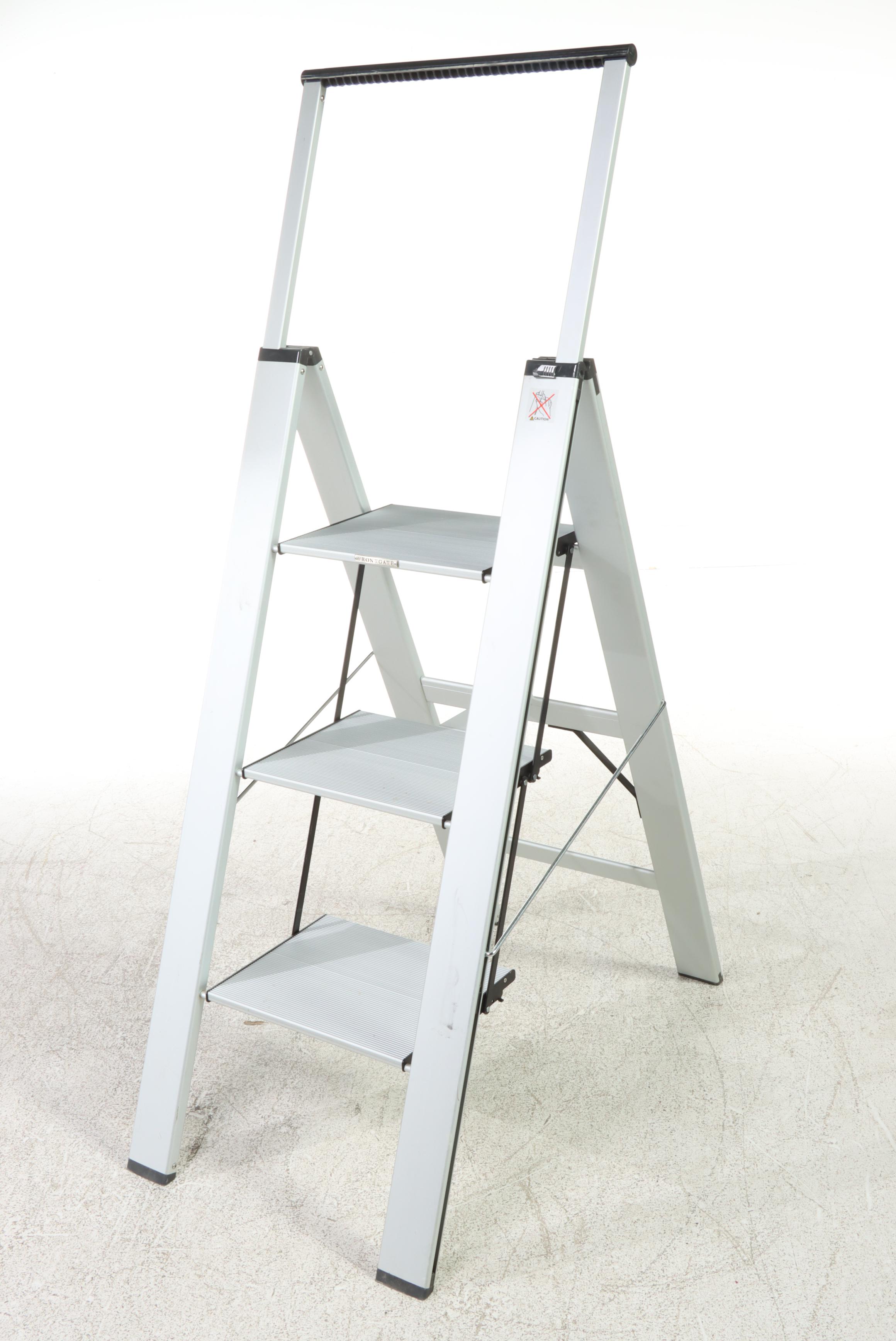 Werner and Frontgate Aluminum Step Ladders EBTH