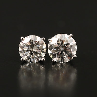 14K 1.53 CTW Lab Grown Diamond Stud Earrings