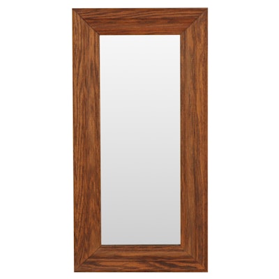 Hensley Co. Oak Rectangle Mirror