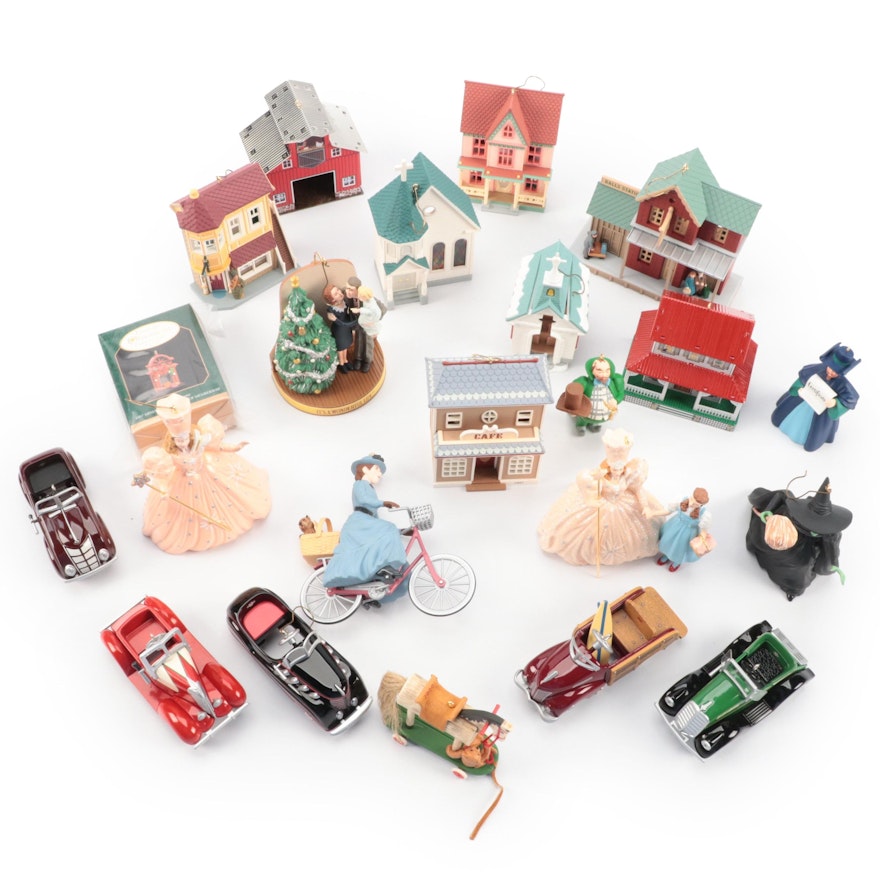 Hallmark Wizard of Oz and Other Christmas Ornaments