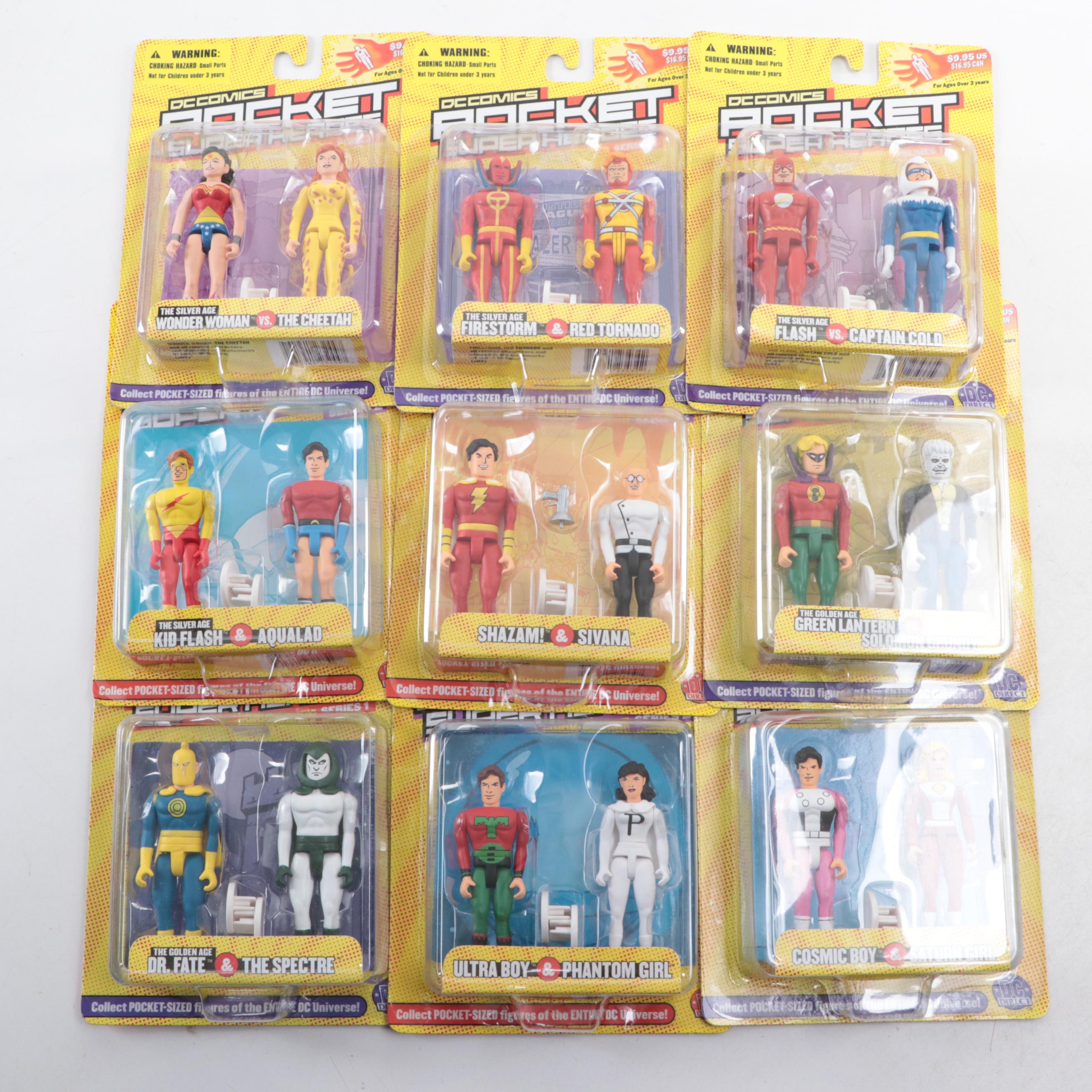DC Direct Pocket Super Heroes and Diamond XMen Minimates Action