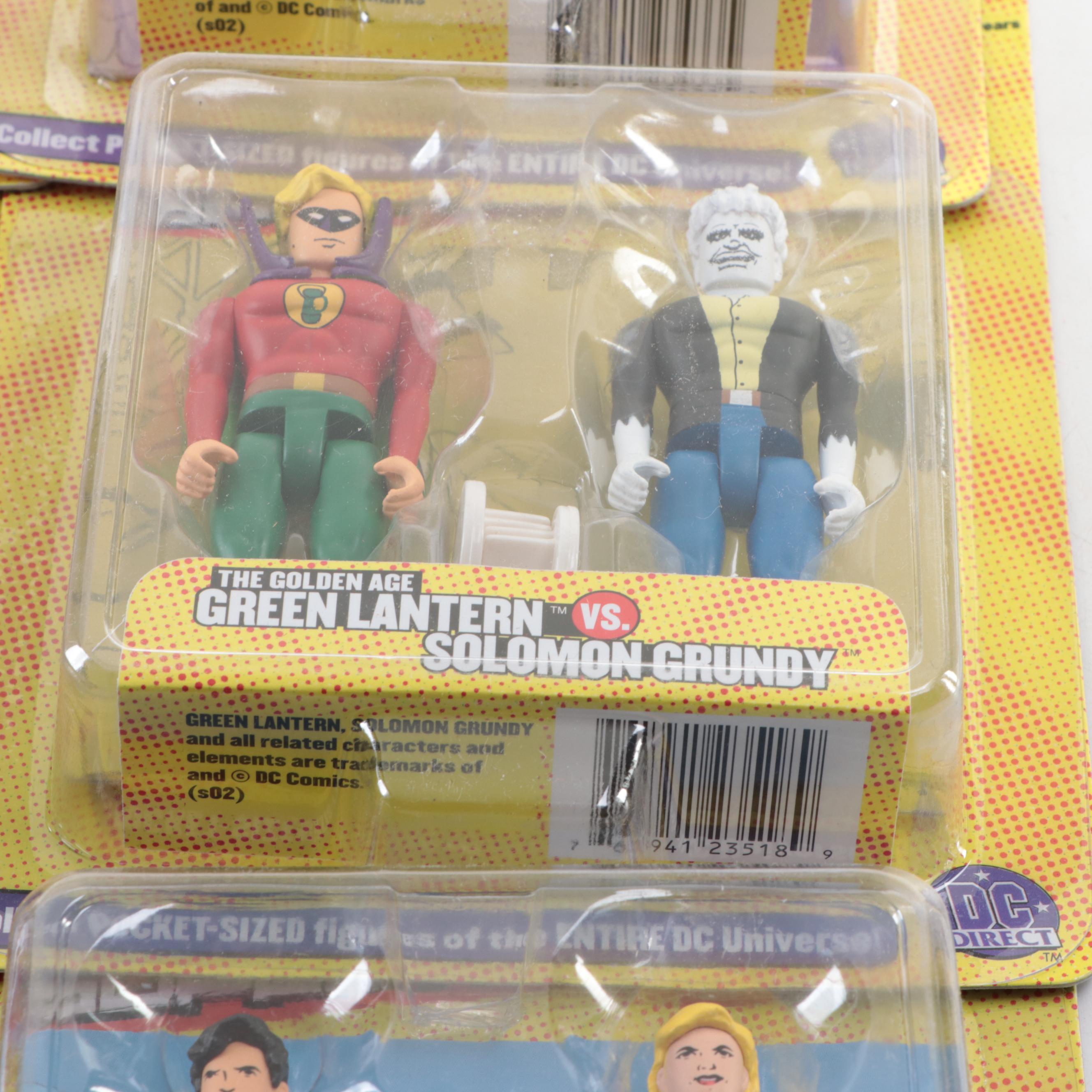 DC Direct Pocket Super Heroes and Diamond XMen Minimates Action