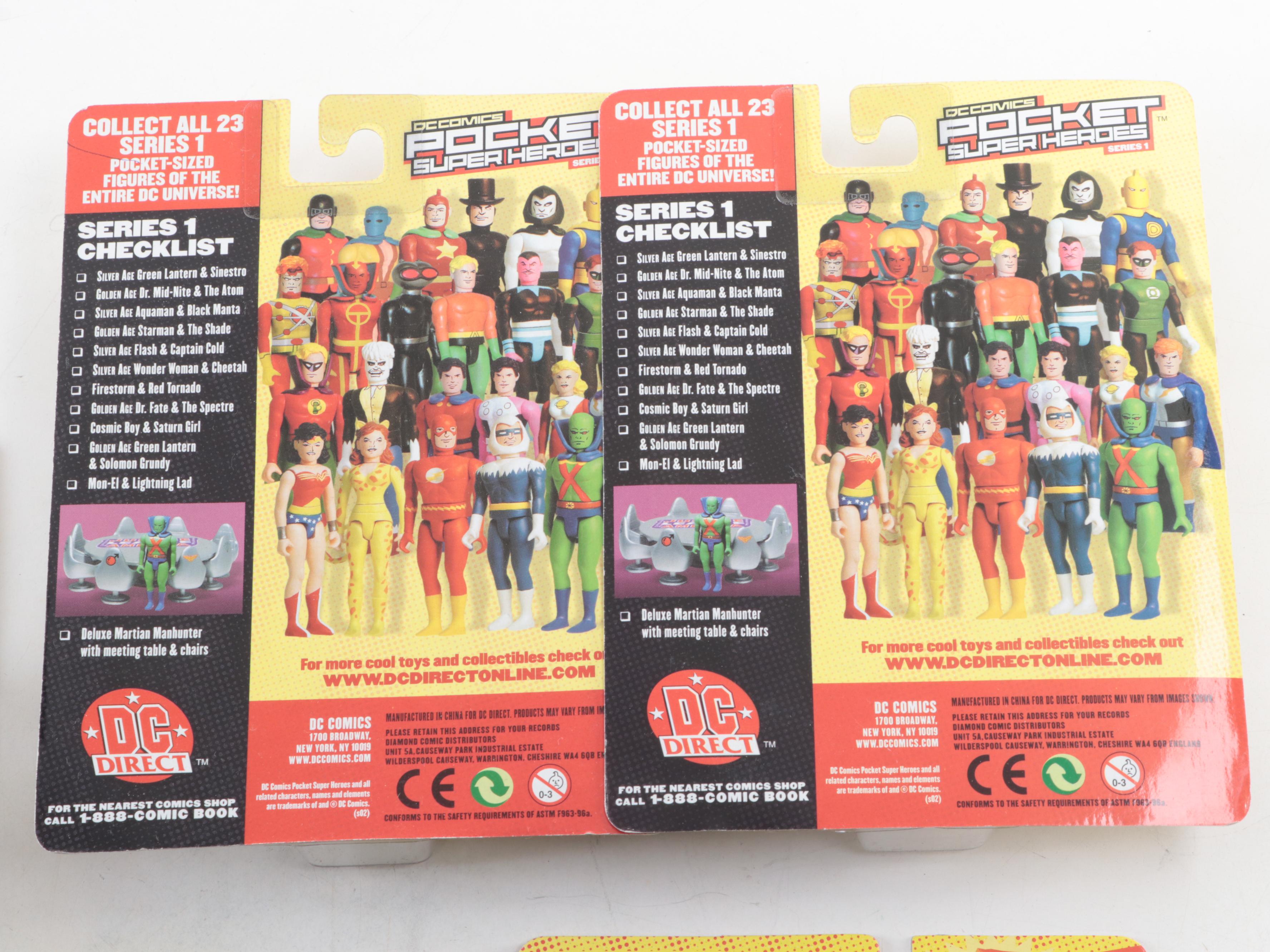 DC Direct Pocket Super Heroes and Diamond XMen Minimates Action