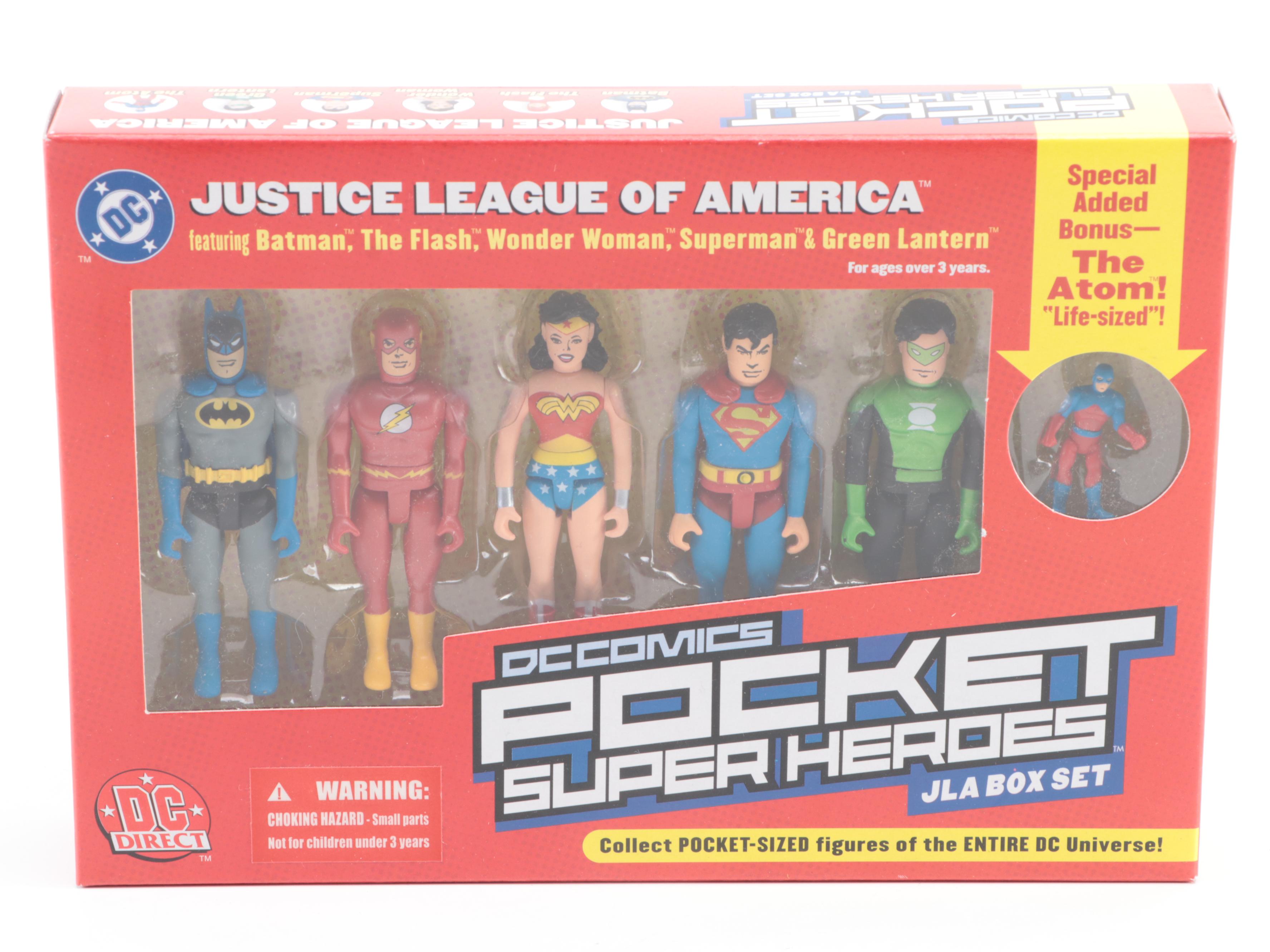 DC Direct Pocket Super Heroes and Diamond XMen Minimates Action