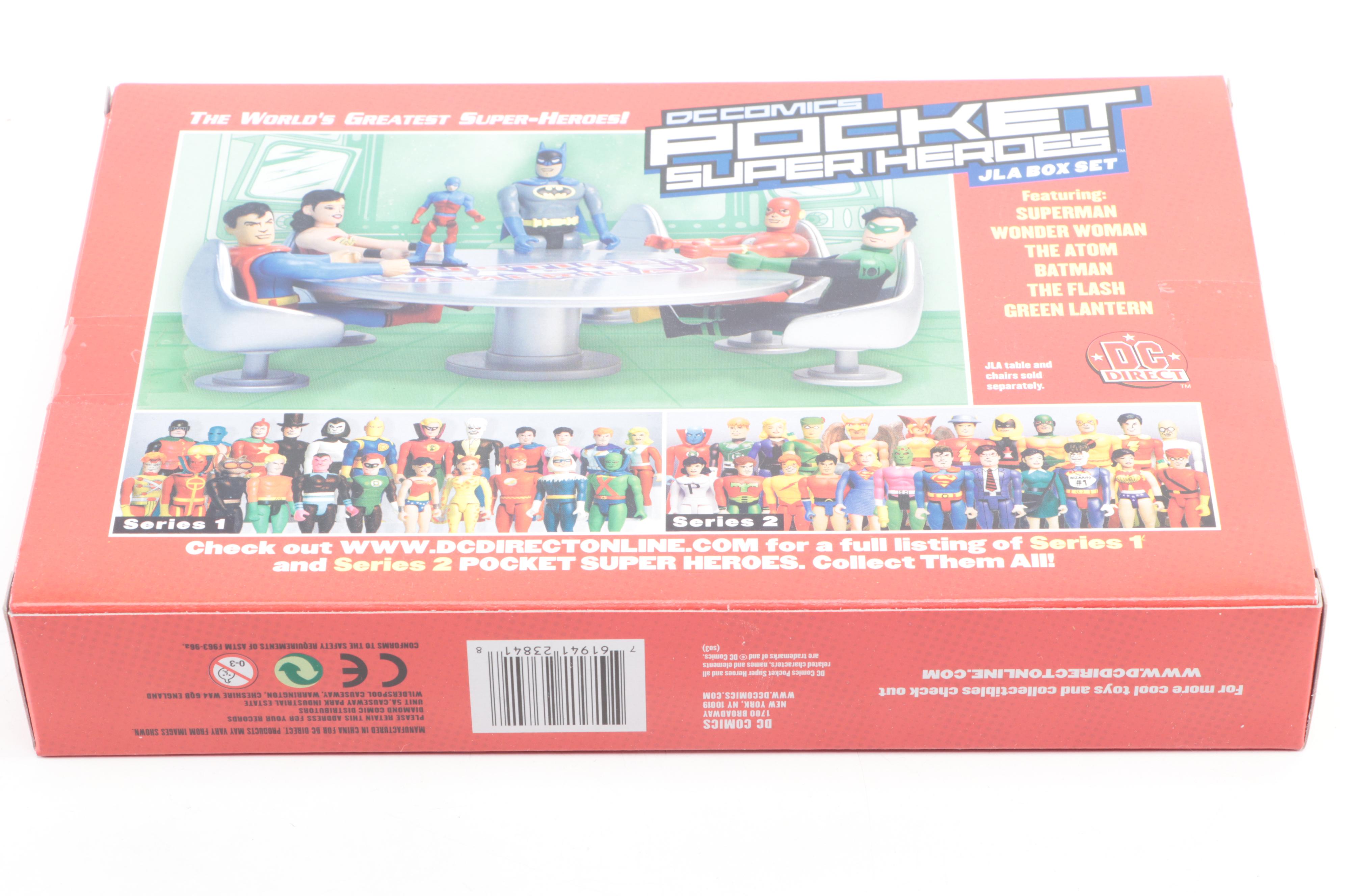 DC Direct Pocket Super Heroes and Diamond XMen Minimates Action