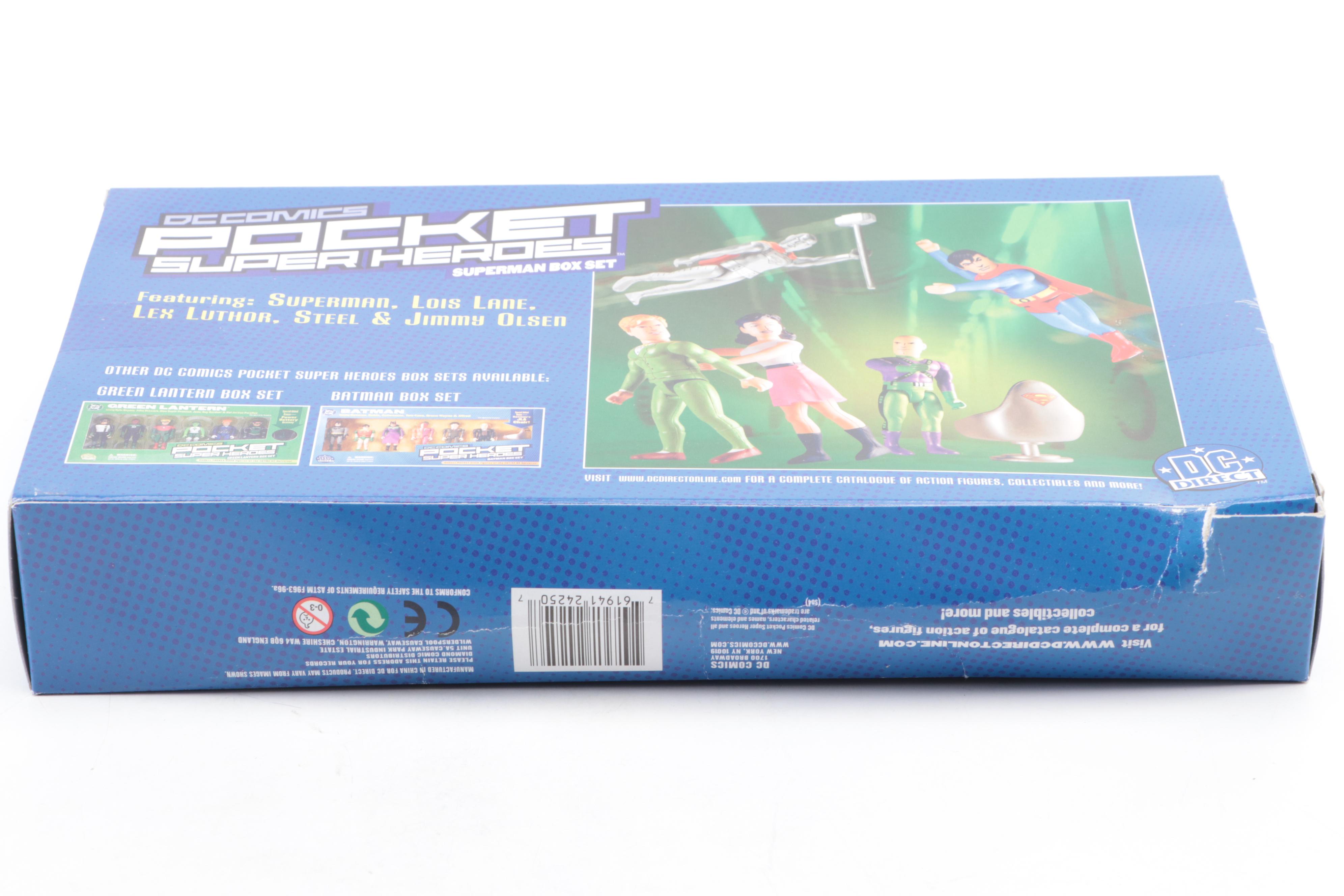 DC Direct Pocket Super Heroes and Diamond XMen Minimates Action