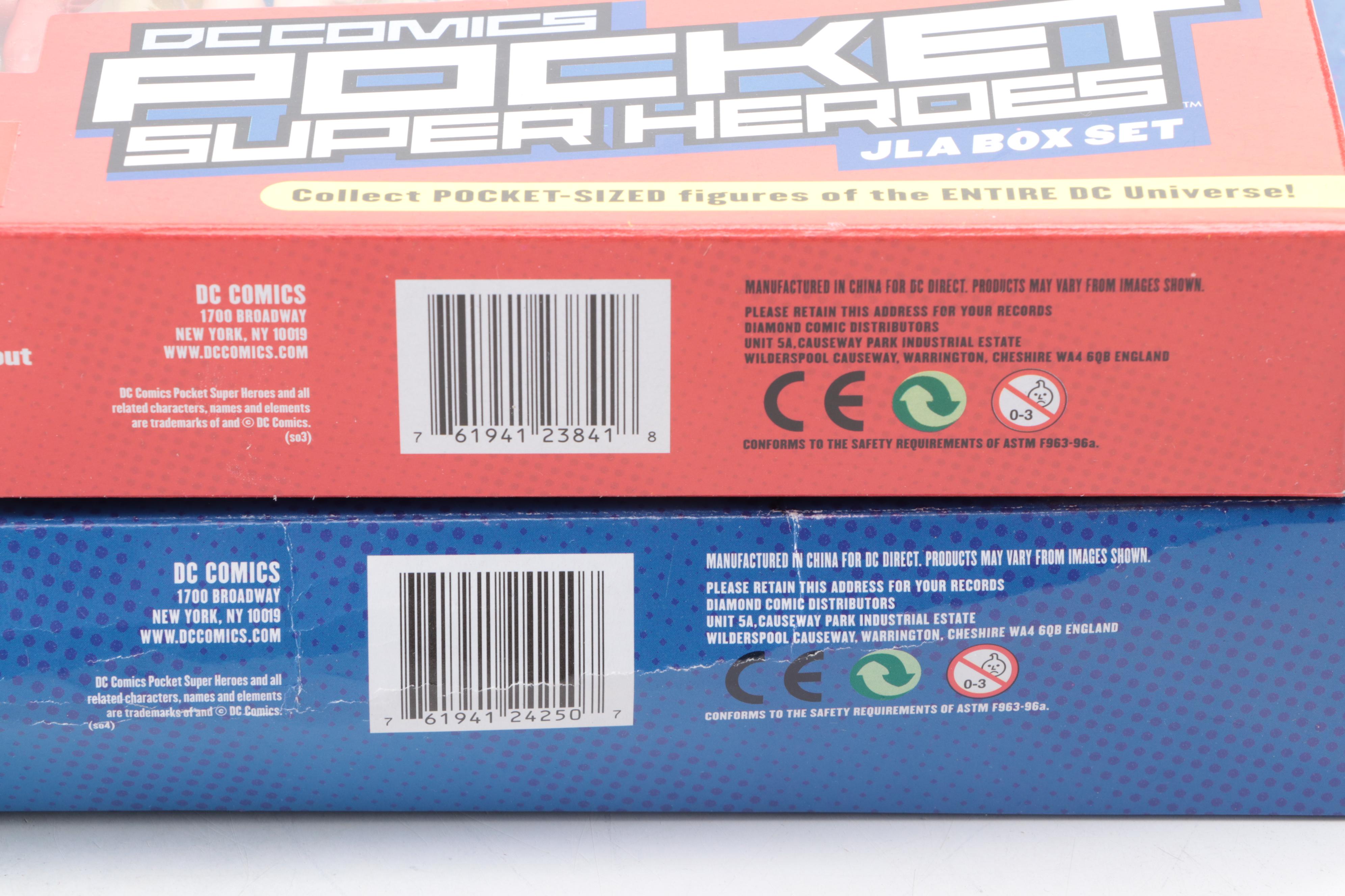 DC Direct Pocket Super Heroes and Diamond XMen Minimates Action