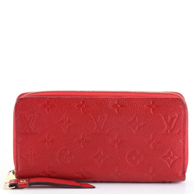 Louis Vuitton Portefeuille Secrete Long in Monogram Empreinte Leather with Box