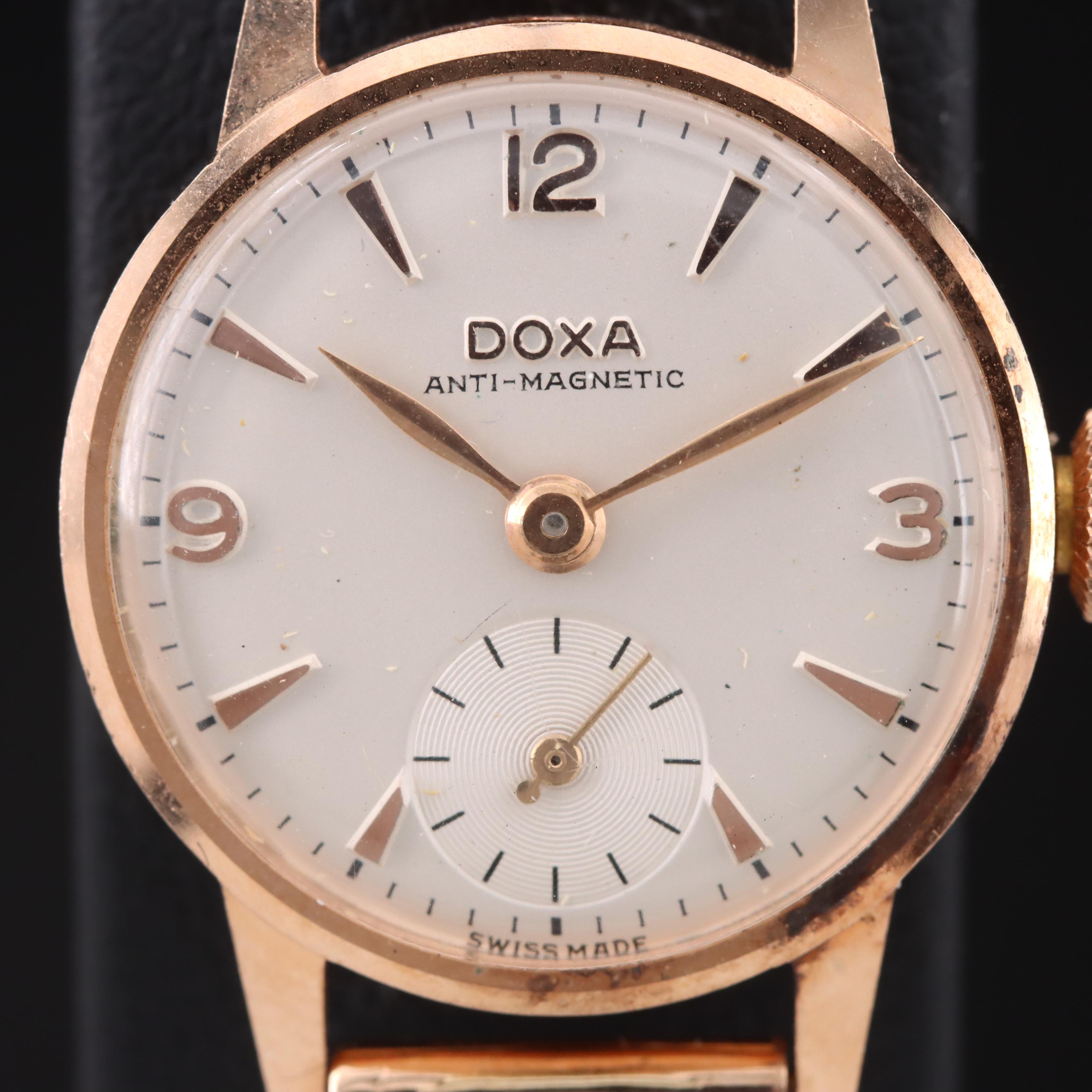 Doxa 14K Hand Wind Wristwatch EBTH