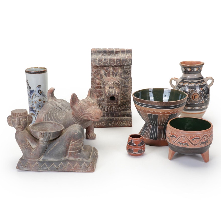 Mexican Pottery Bowls and Vases
