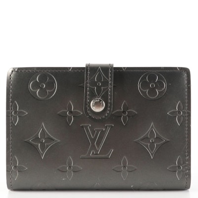 Louis Vuitton Portefeuille Viennois in Grey Monogram Mat