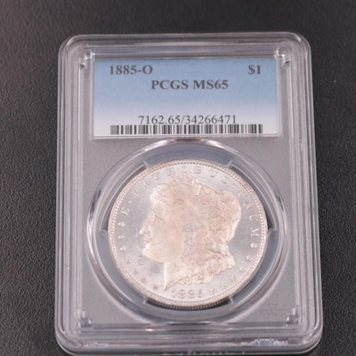 PCGS MS65 1885-O Morgan Silver Dollar