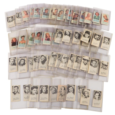 1947–1950 Peerless Scales Hollywood Cards with Lucille Ball and More