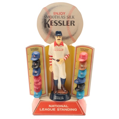 1960s Kessler National League MLB Baseball Store Display