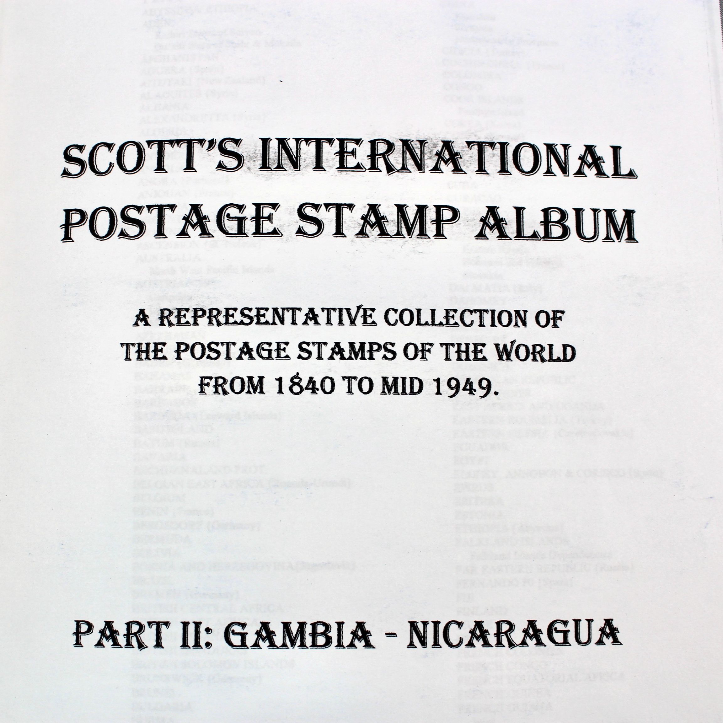 International And Domestic Postage Stamp Pages | EBTH