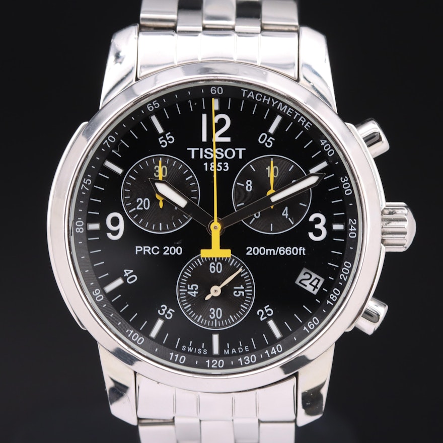 Tissot PRC 200 Quartz Chronograph Wristwatch