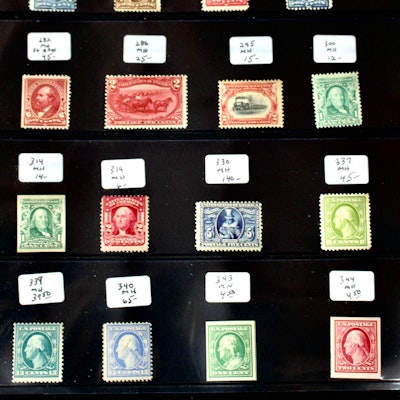 Nineteen Mint and MNH U.S. Postage Stamps
