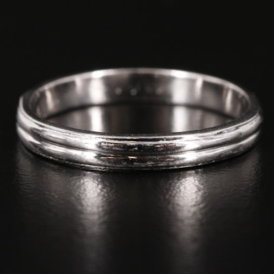Sterling Ribbed Band