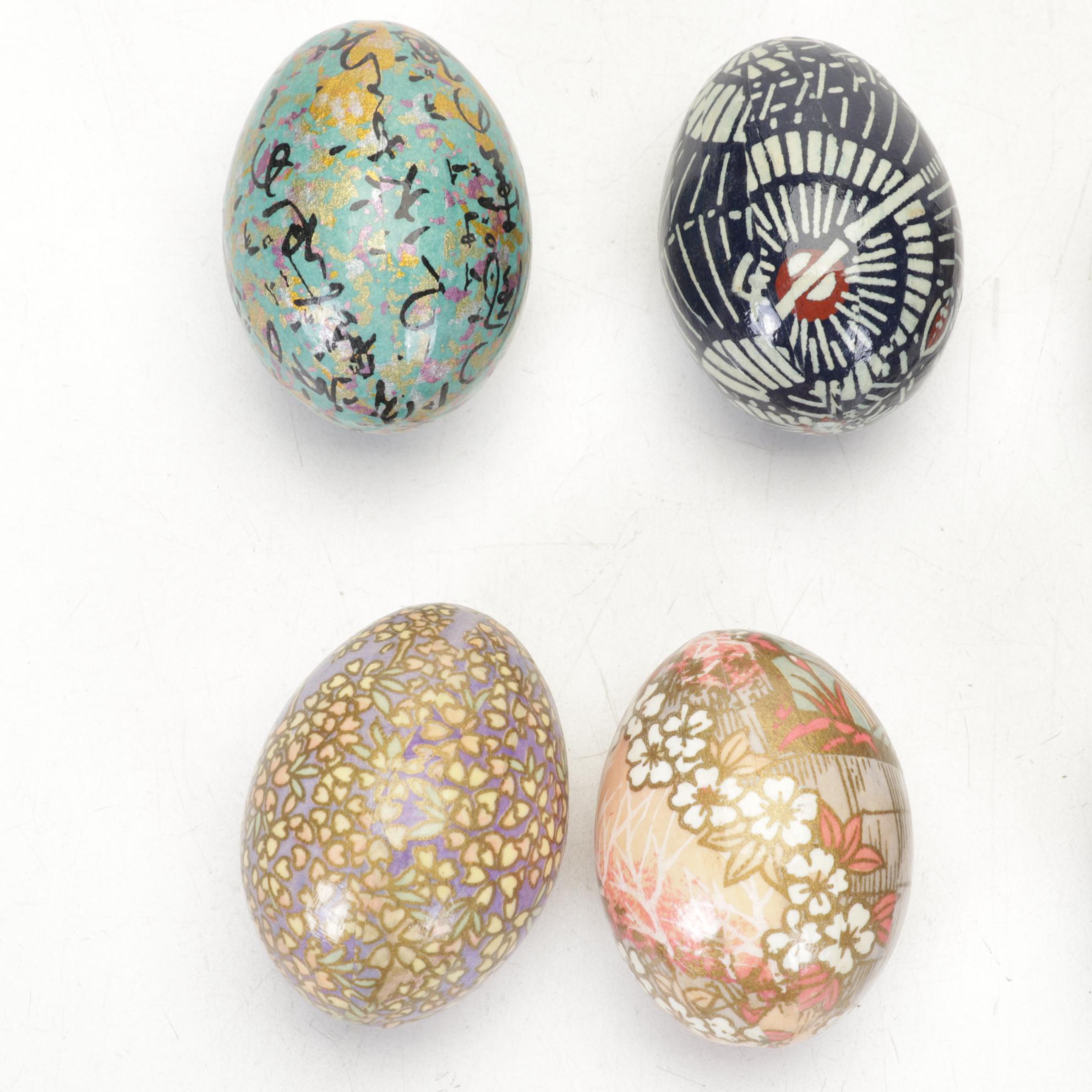 Japanese Style HandDecorated Washi Paper Covered Eggs EBTH