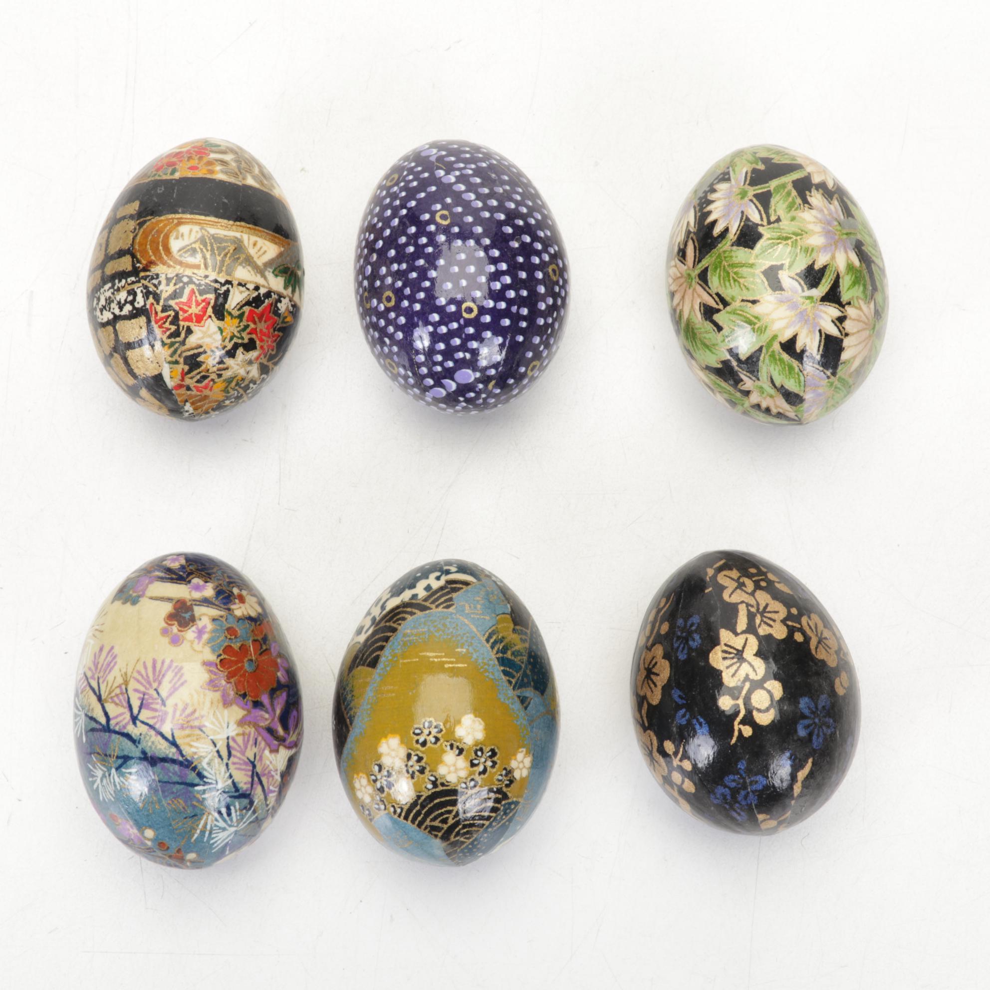 Japanese Style HandDecorated Washi Paper Covered Eggs EBTH