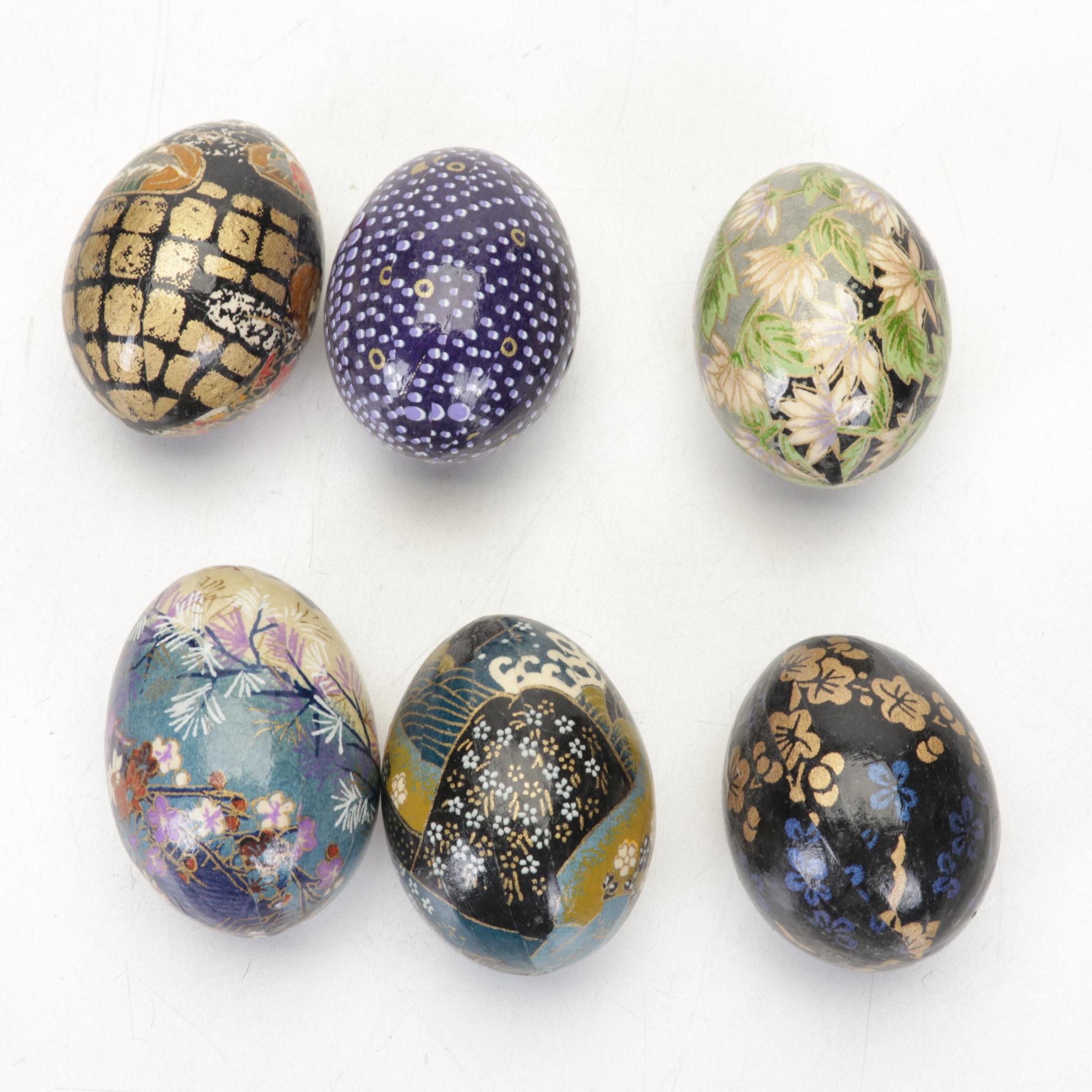 Japanese Style HandDecorated Washi Paper Covered Eggs EBTH