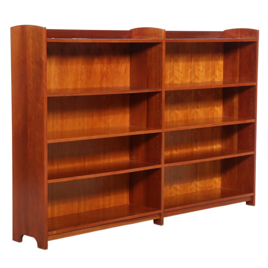 The Handcrafters Bench Made Hardwood Bookcase, 21st Century
